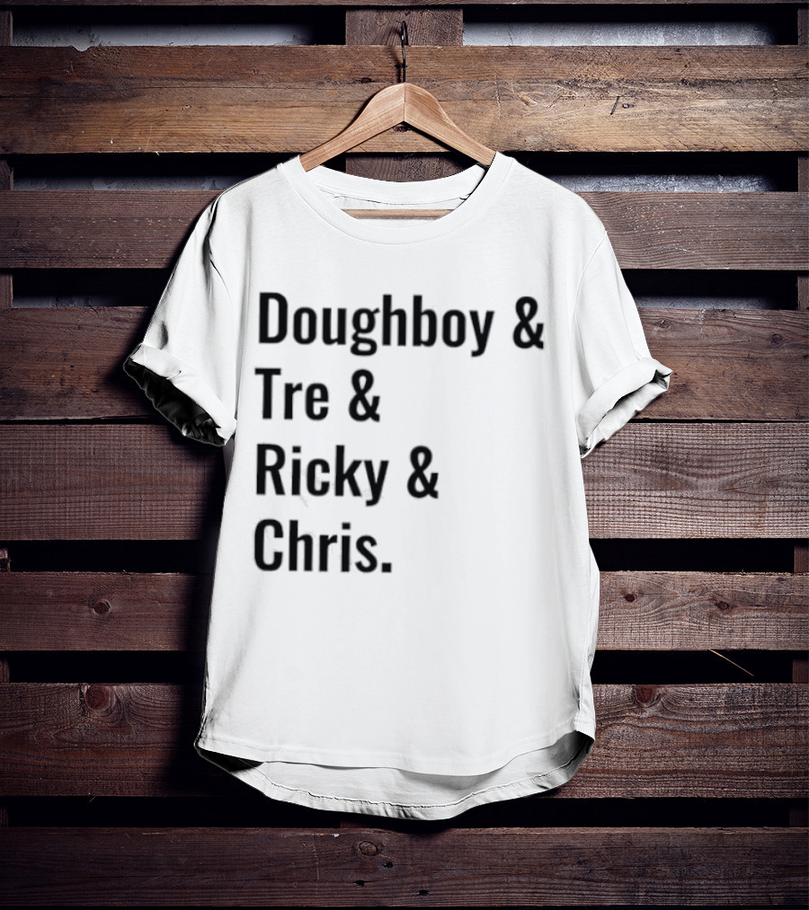 Doughboy Tre Ricky Chris Iconic Names T-Shirt