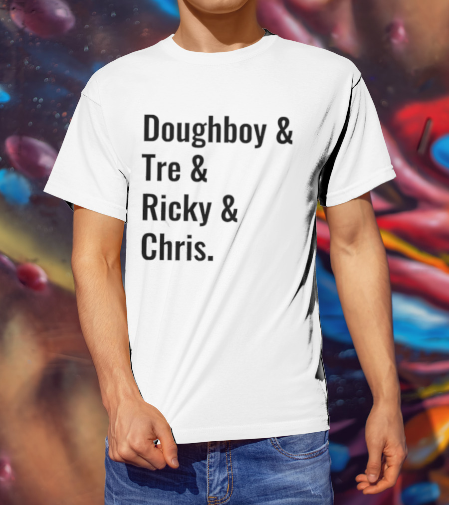 Doughboy Tre Ricky Chris Iconic Names T-Shirt