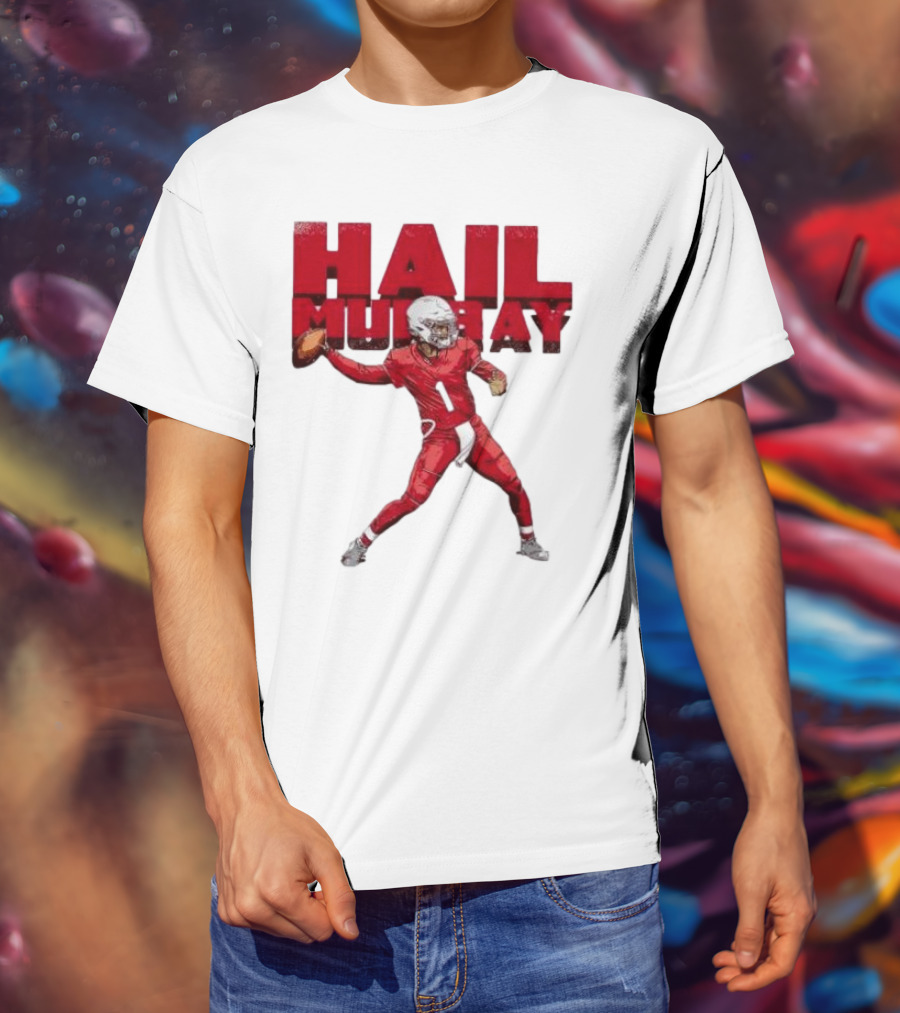 Arizona Cardinals Kyler Murray Hail Murray Football Play T-Shirt