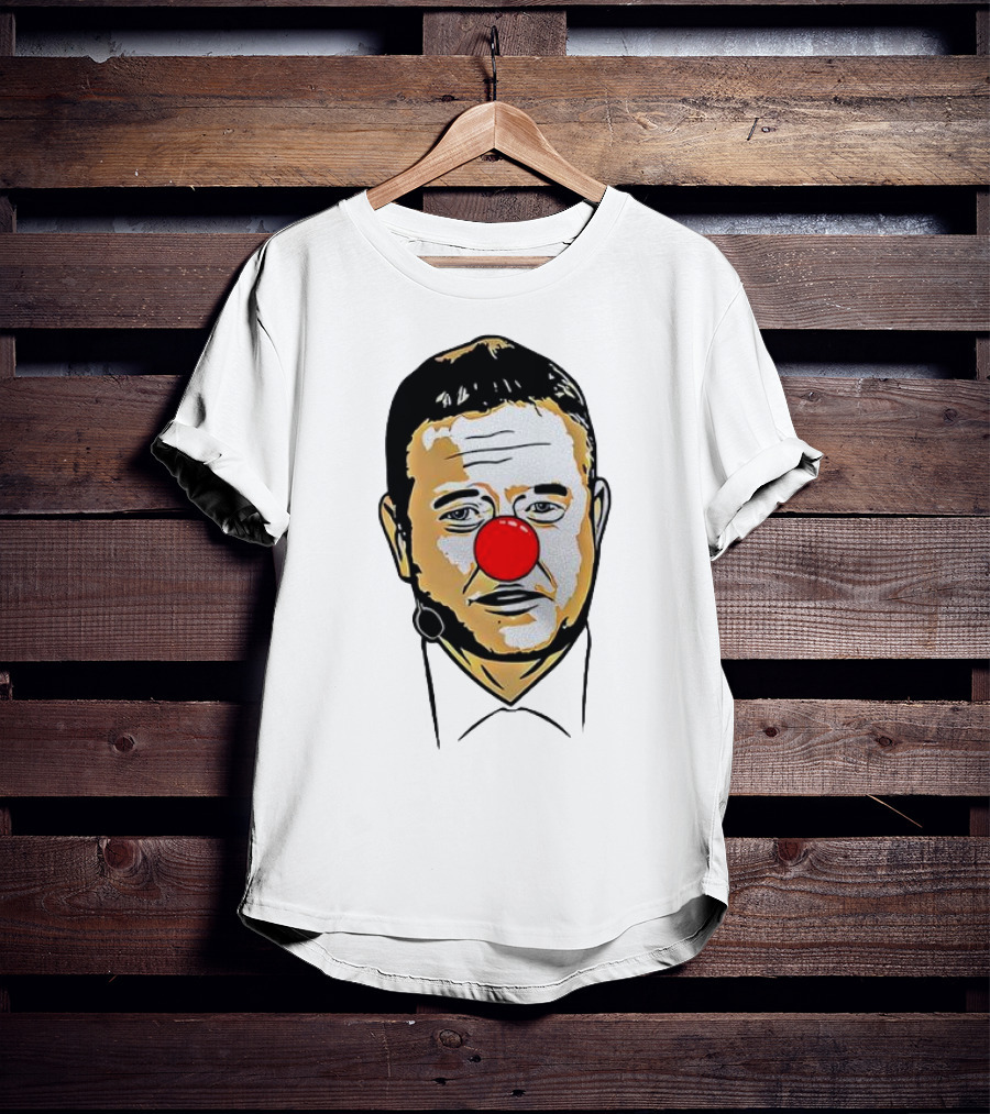 Nolesunis Clown Kirk Is A Jerk Red Nose T-Shirt