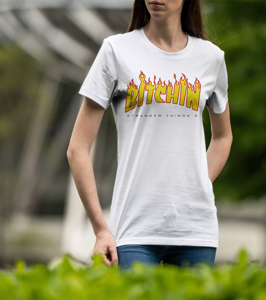Bitchin Stranger Things 2 Flame T-Shirt