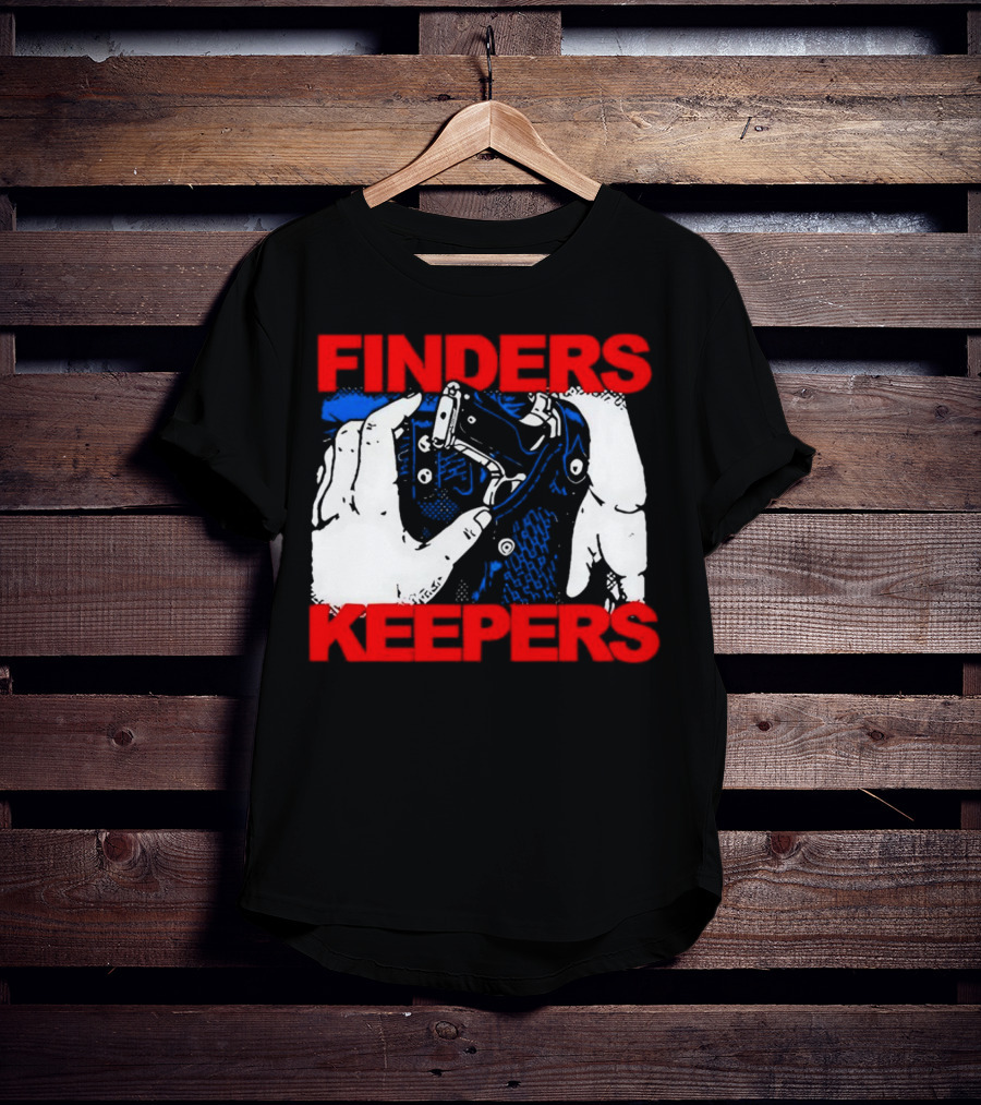 Finders Keepers Gun In Holster Pop T-Shirt