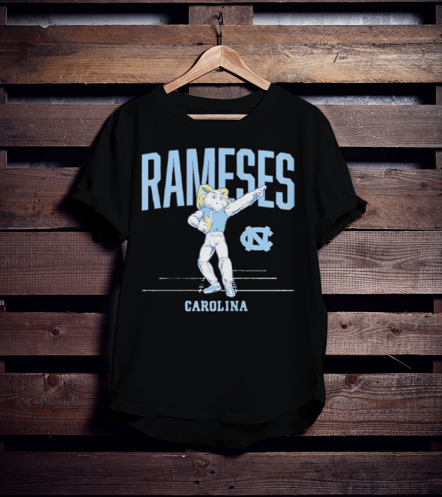 Rameses Carolina Tar Heels Football Mascot T-Shirt