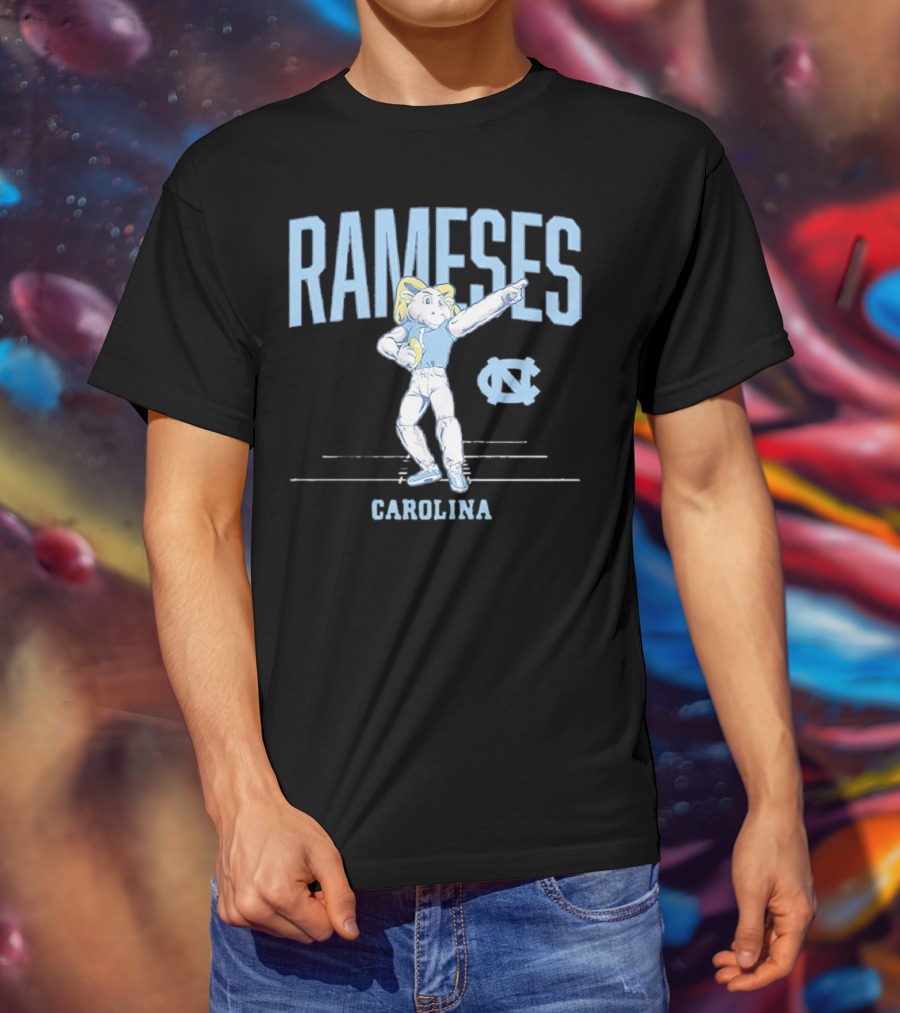 Rameses Carolina Tar Heels Football Mascot T-Shirt
