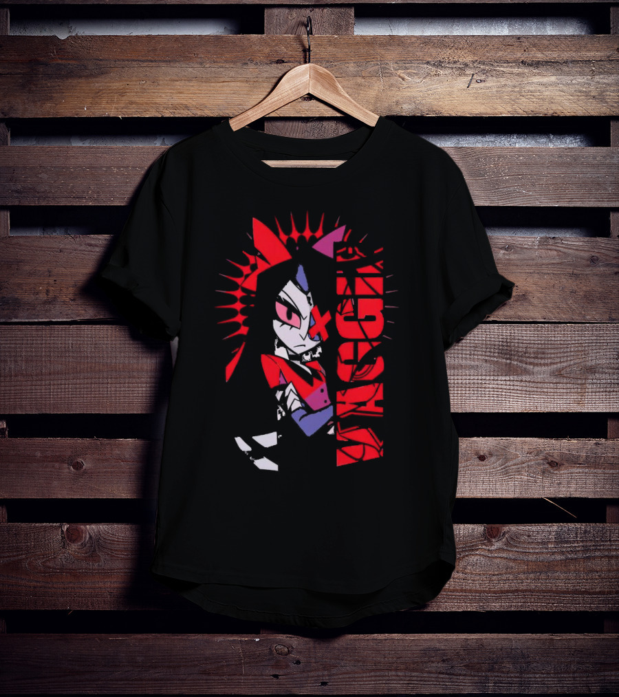 Vaggie Hazbin Hotel Edgy Character Art Concept T-Shirt