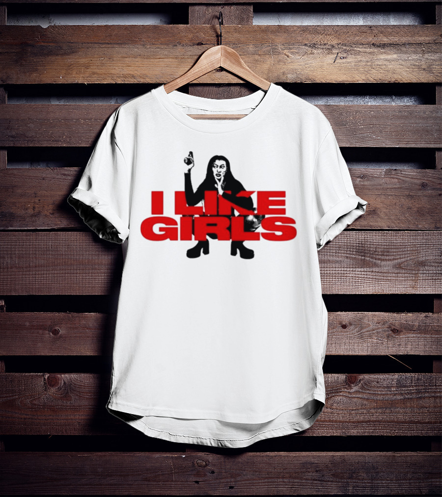 Swan Wearing I Like Girls Robapollo T-Shirt