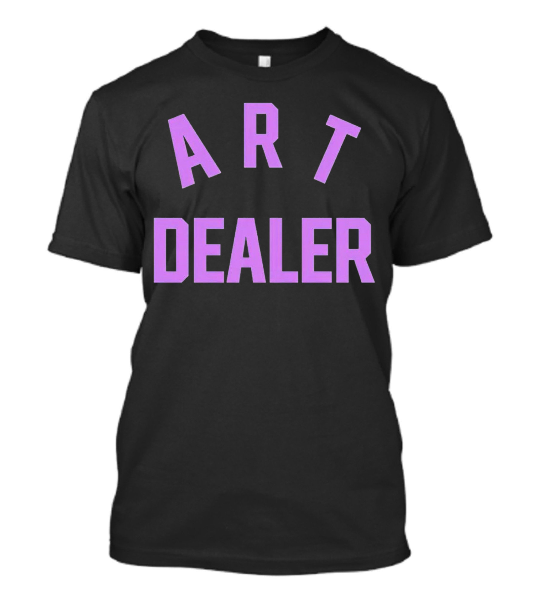 ART DEALER Classic Bold Typography T-Shirt