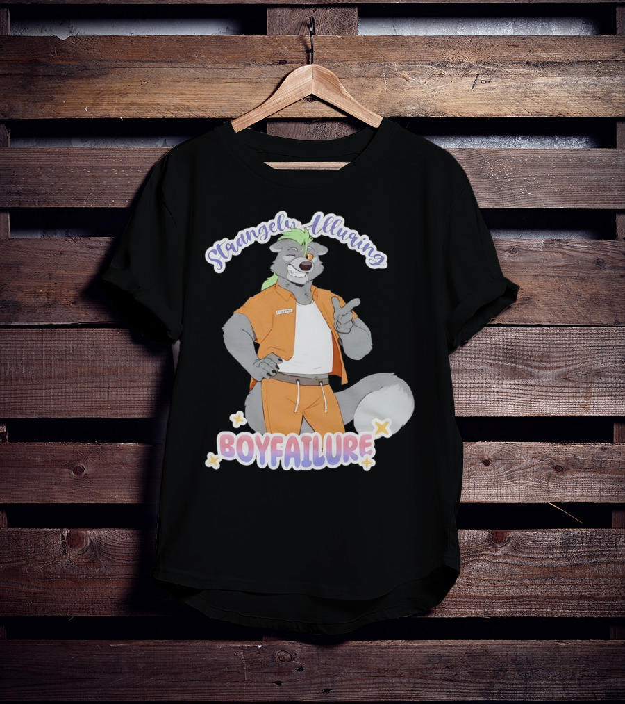 Strangely Alluring Boyfailure Anthro Character In Orange T-Shirt