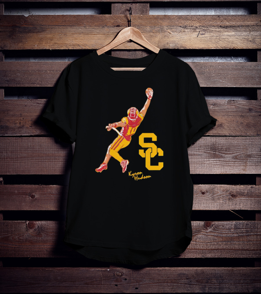 Kyron Hudson USC Trojans Football Catch T-Shirt