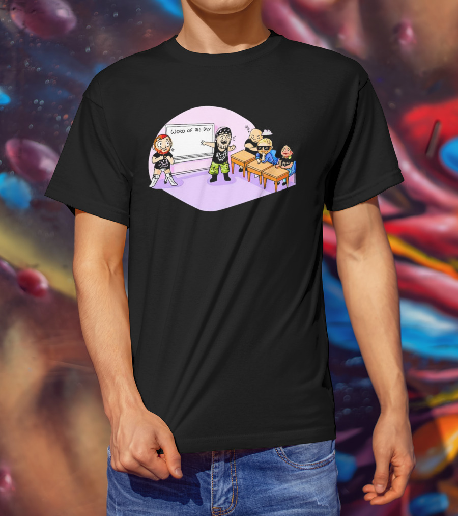 Word Of The Day Classroom With Professor Briscoe Vocab Lessons T-Shirt