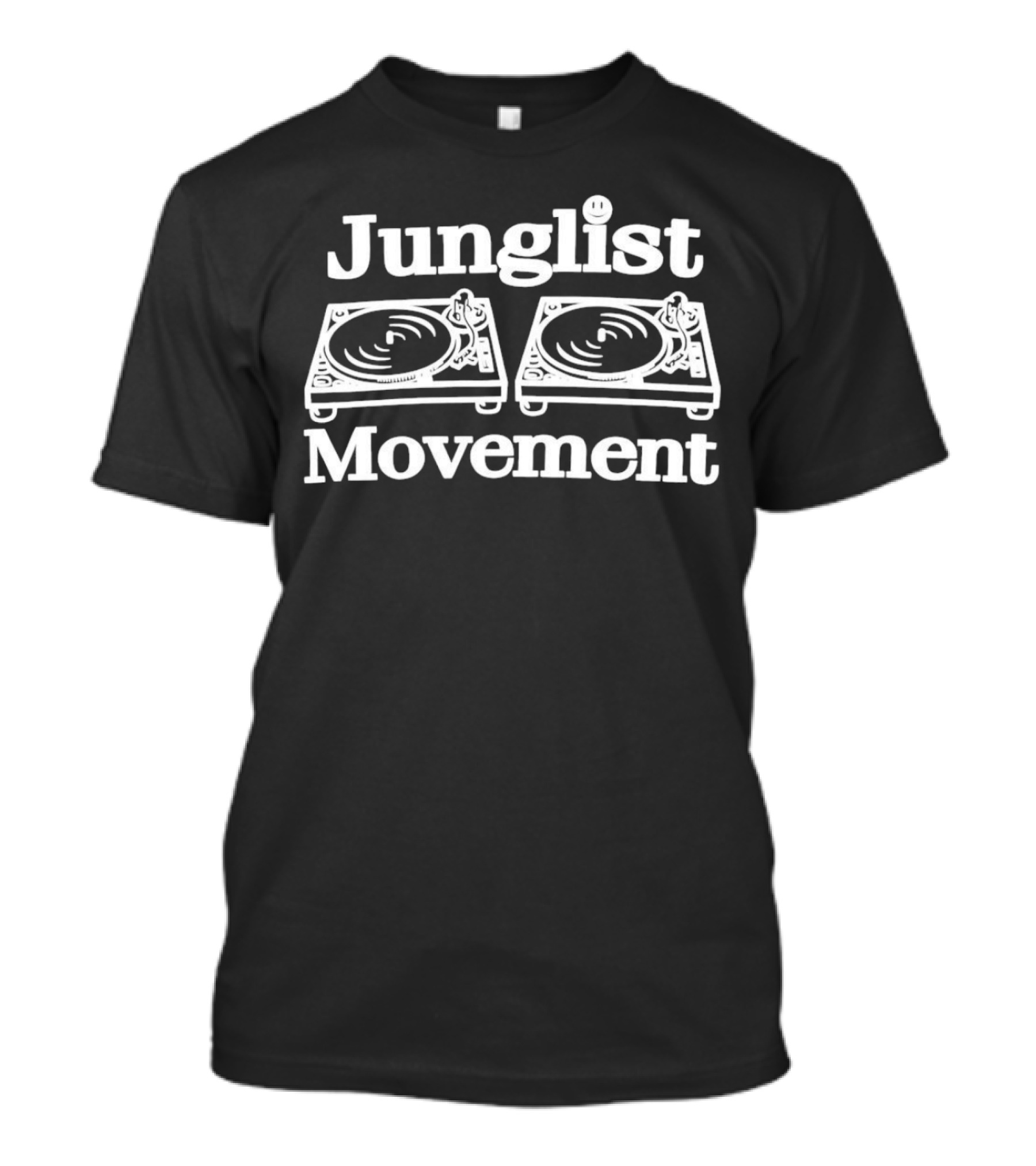 Junglist Movement Turntables Retro DJ Culture T-Shirt