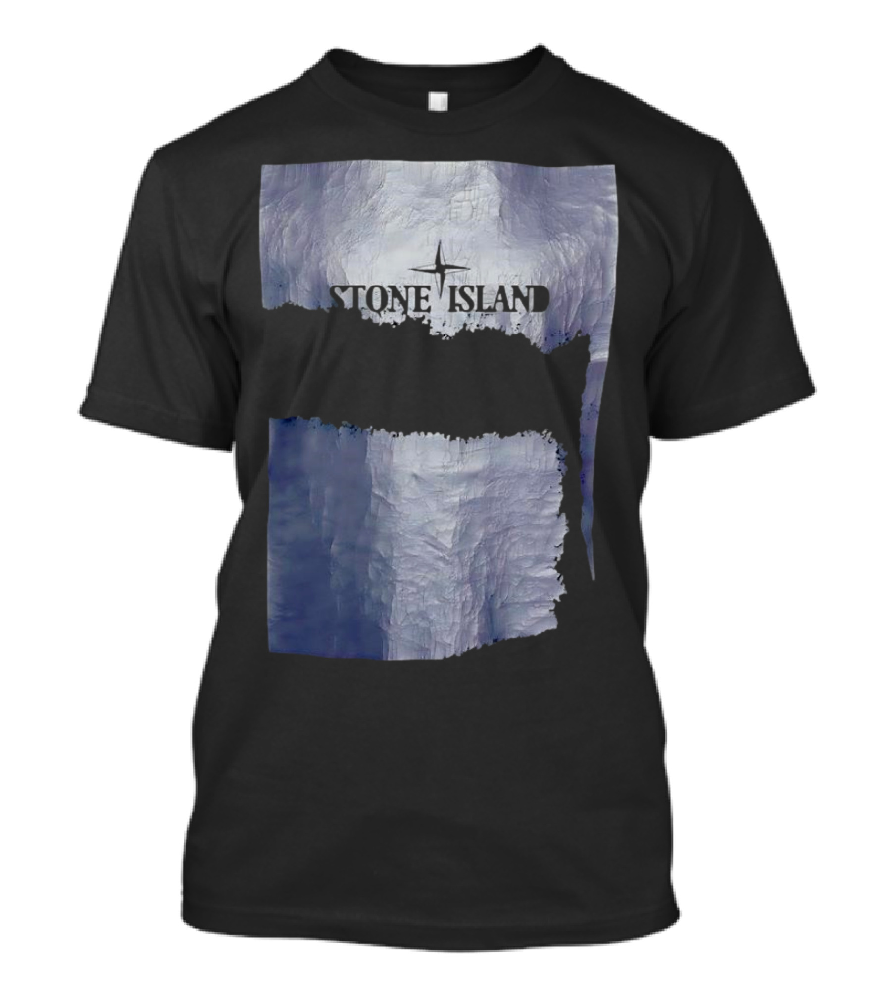 Stone Island Vintage Weathered Iceberg Texture T-Shirt