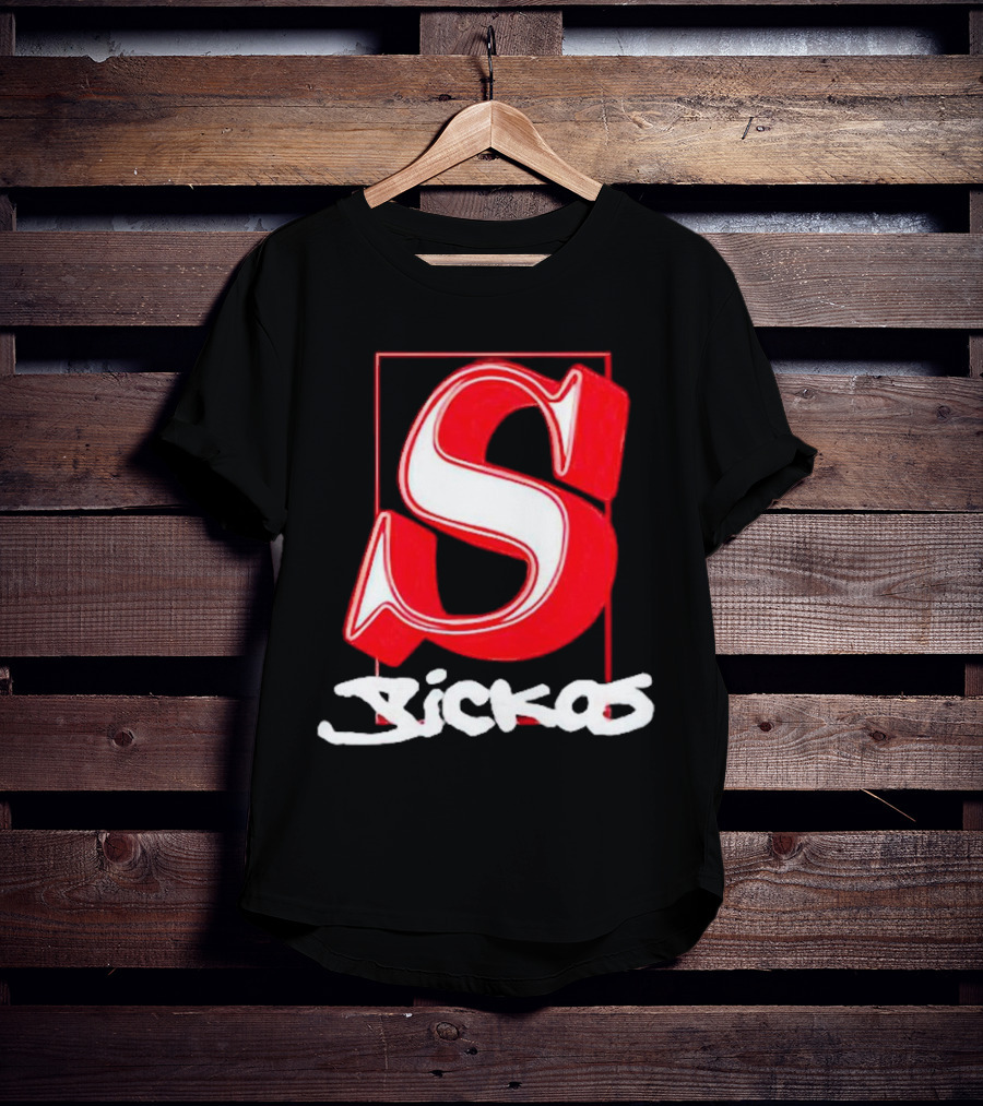 Sickos Serif Red S T-Shirt