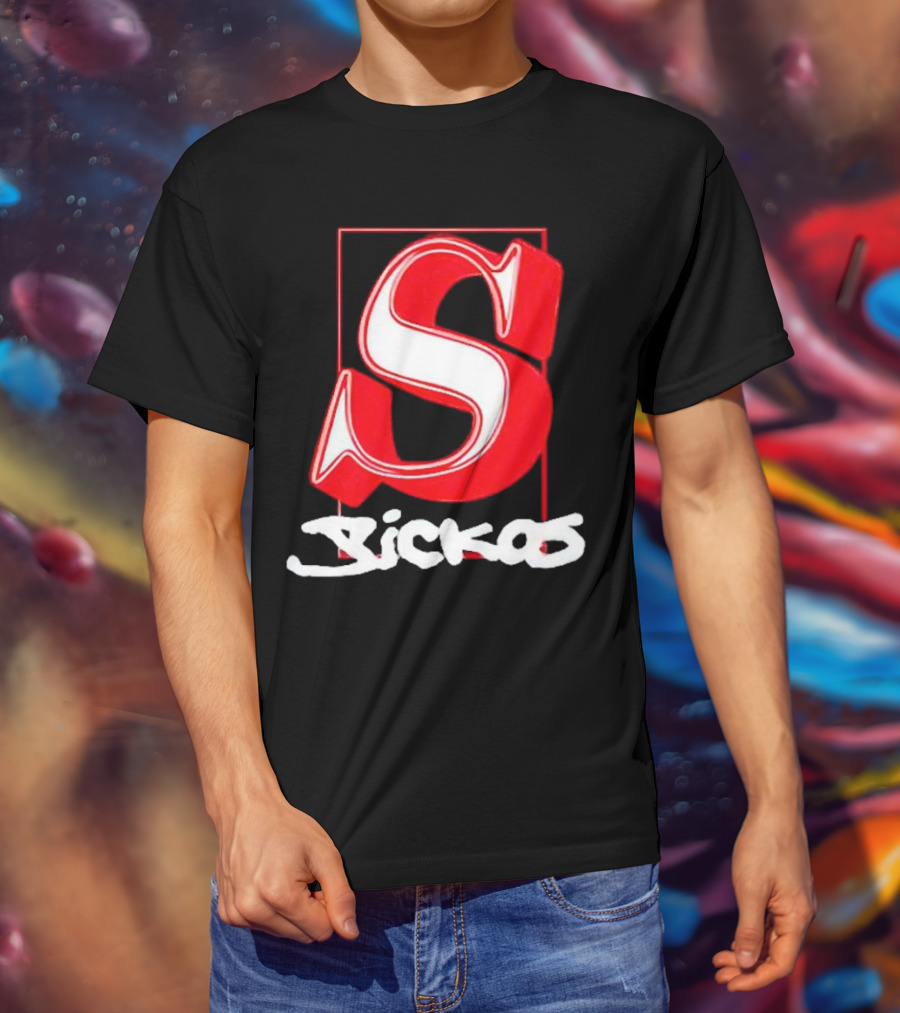 Sickos Serif Red S T-Shirt