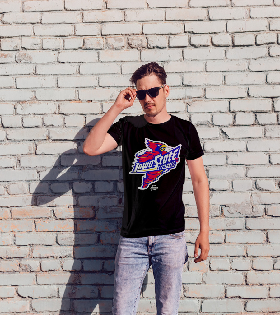 Tornado Cy Iowa State Cyclones Spirit Collection 1995 T-Shirt