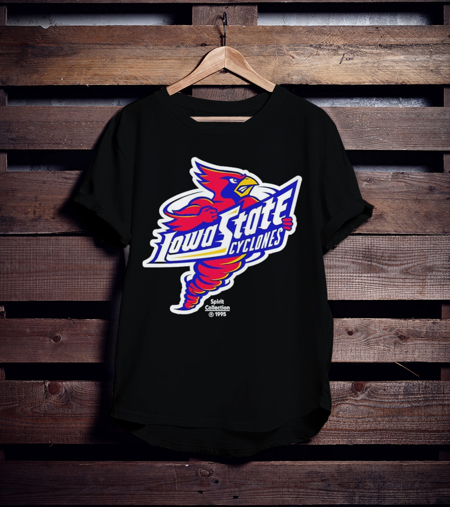 Tornado Cy Iowa State Cyclones Spirit Collection 1995 T-Shirt