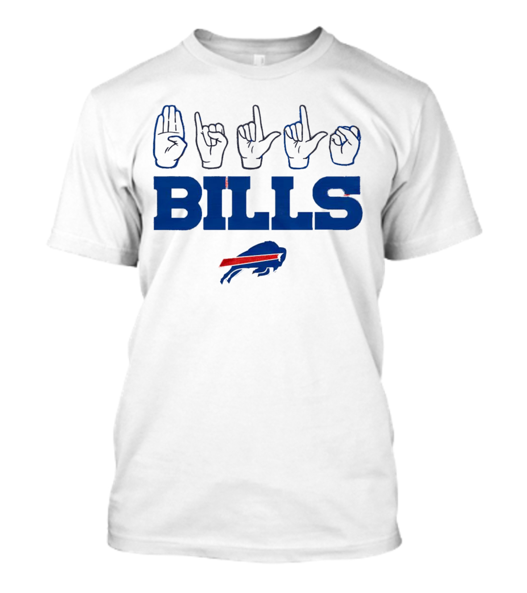 Love Bills ASL Buffalo Bills T-Shirt