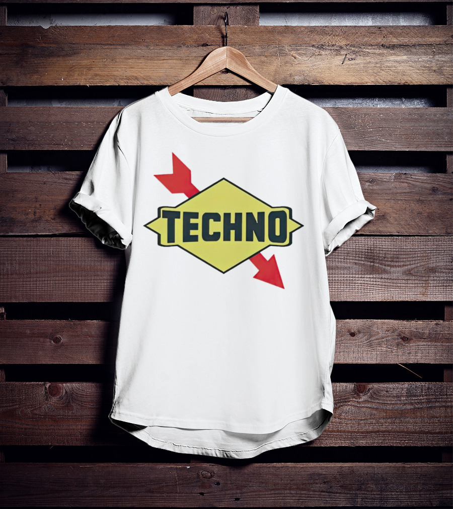 Techno Yellow Diamond Red Arrows T-Shirt