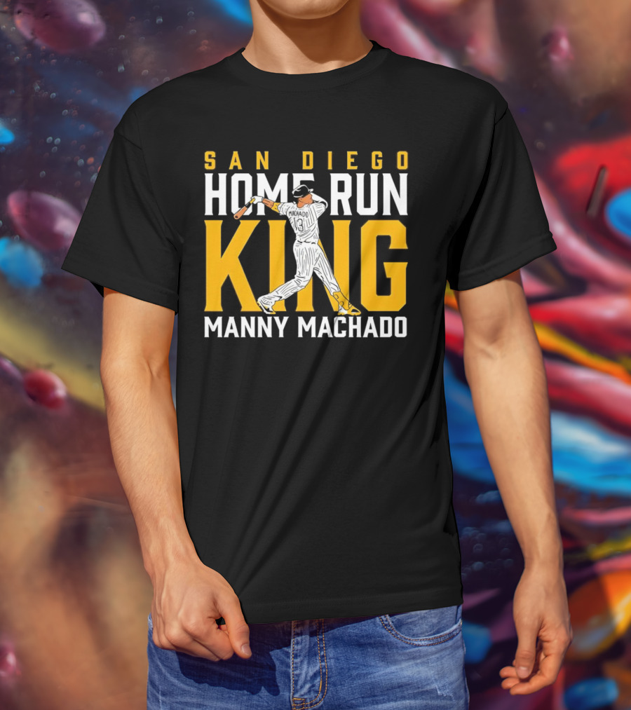 Manny Machado San Diego Home Run King Baseball Legend T-Shirt