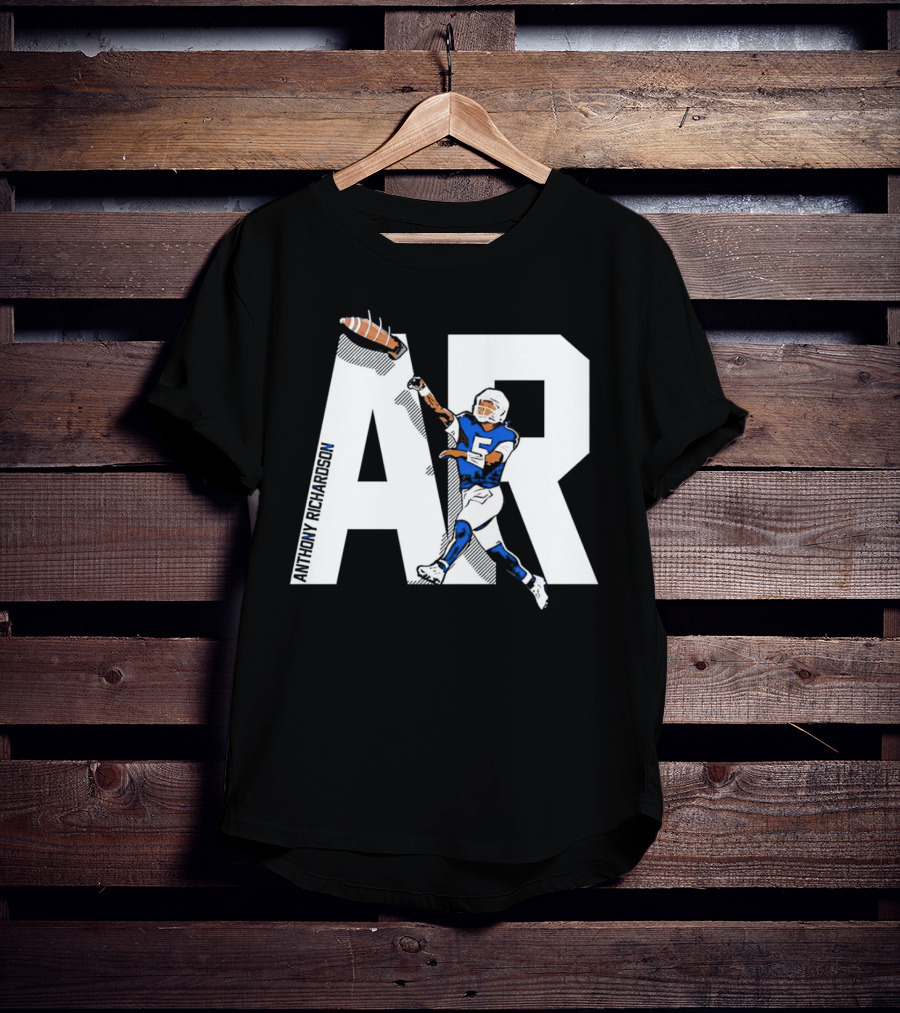 Anthony Richardson AR 5 Rocket Arm Football T-Shirt