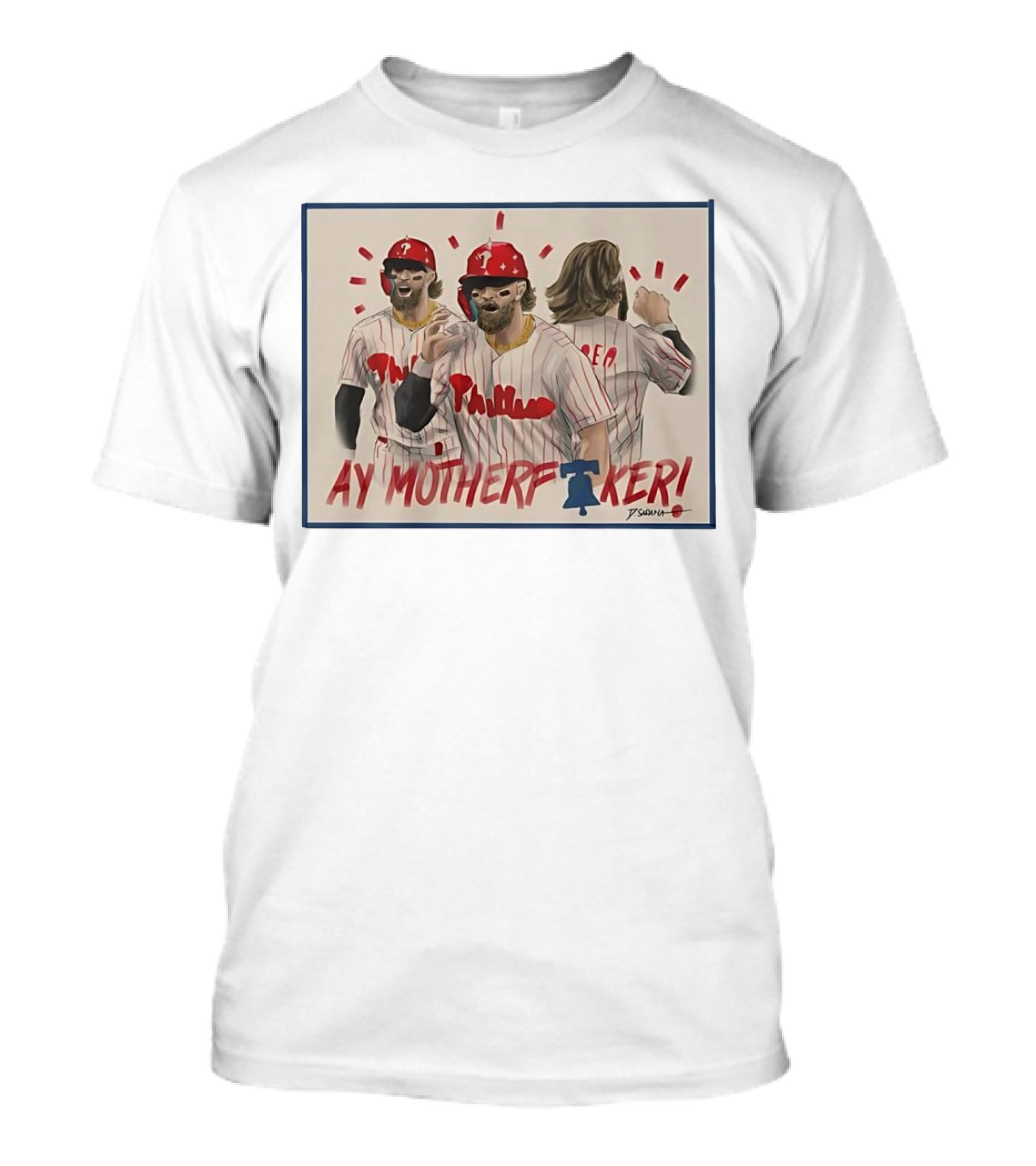 Bryce Harper Ay Motherf Ker Phillies Philadelphia T-Shirt