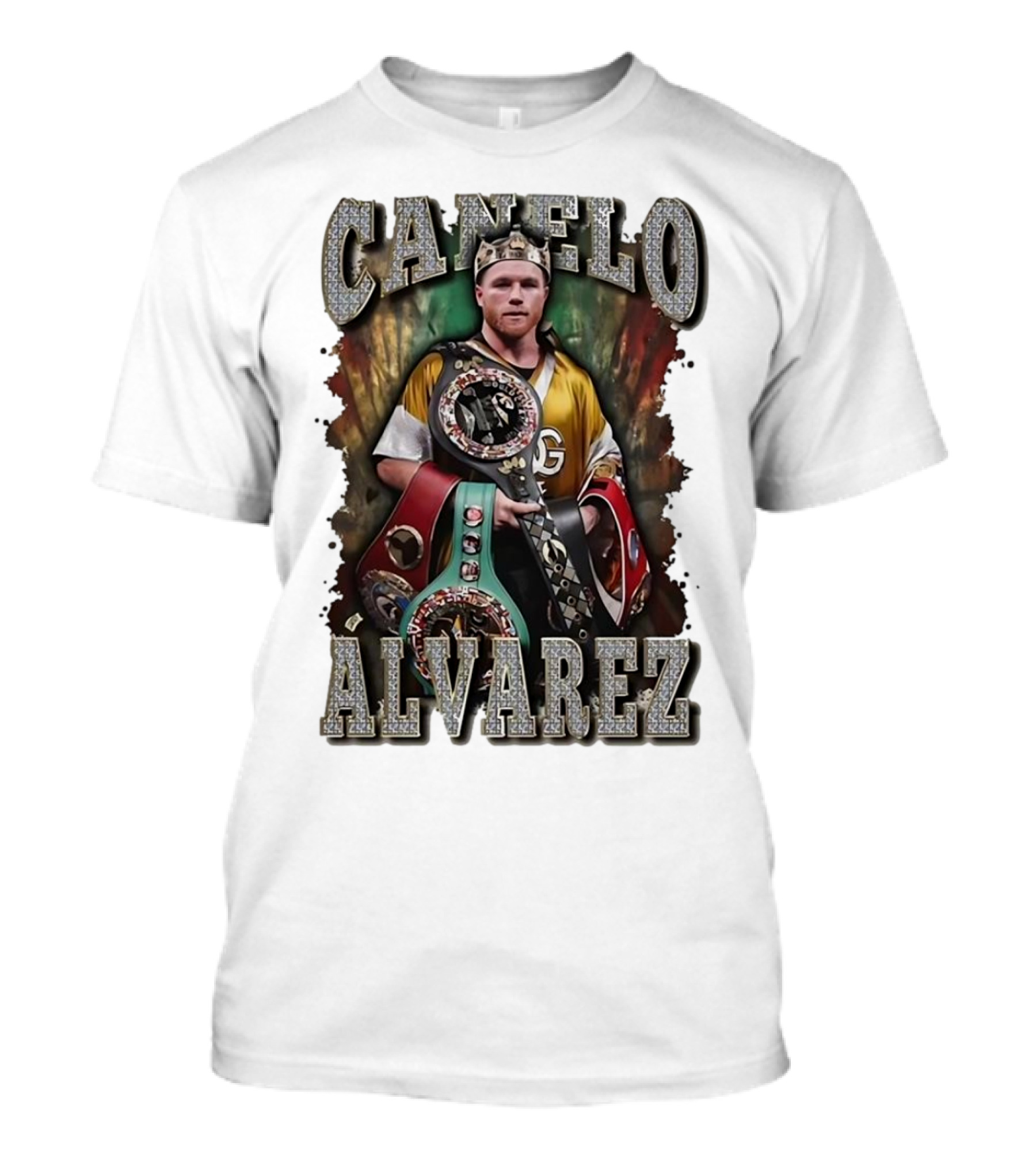 Canelo Alvarez Champion Boxing Titles Crown T-Shirt