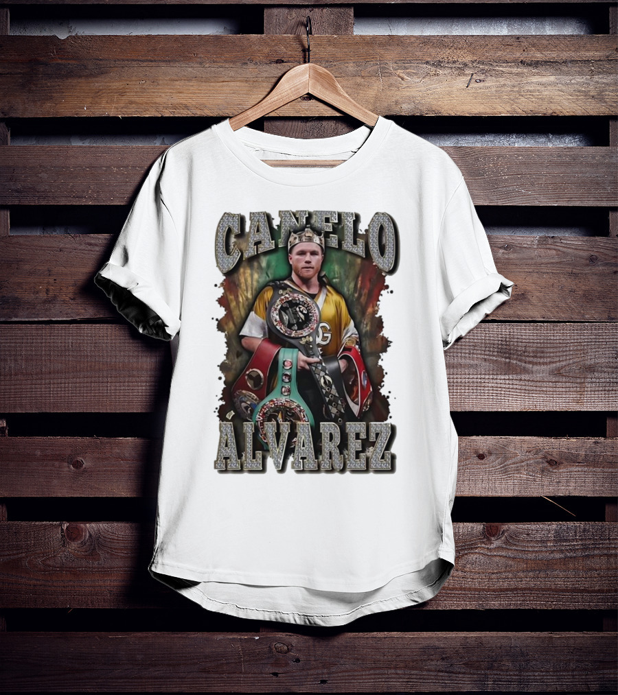 Canelo Alvarez Champion Boxing Titles Crown T-Shirt