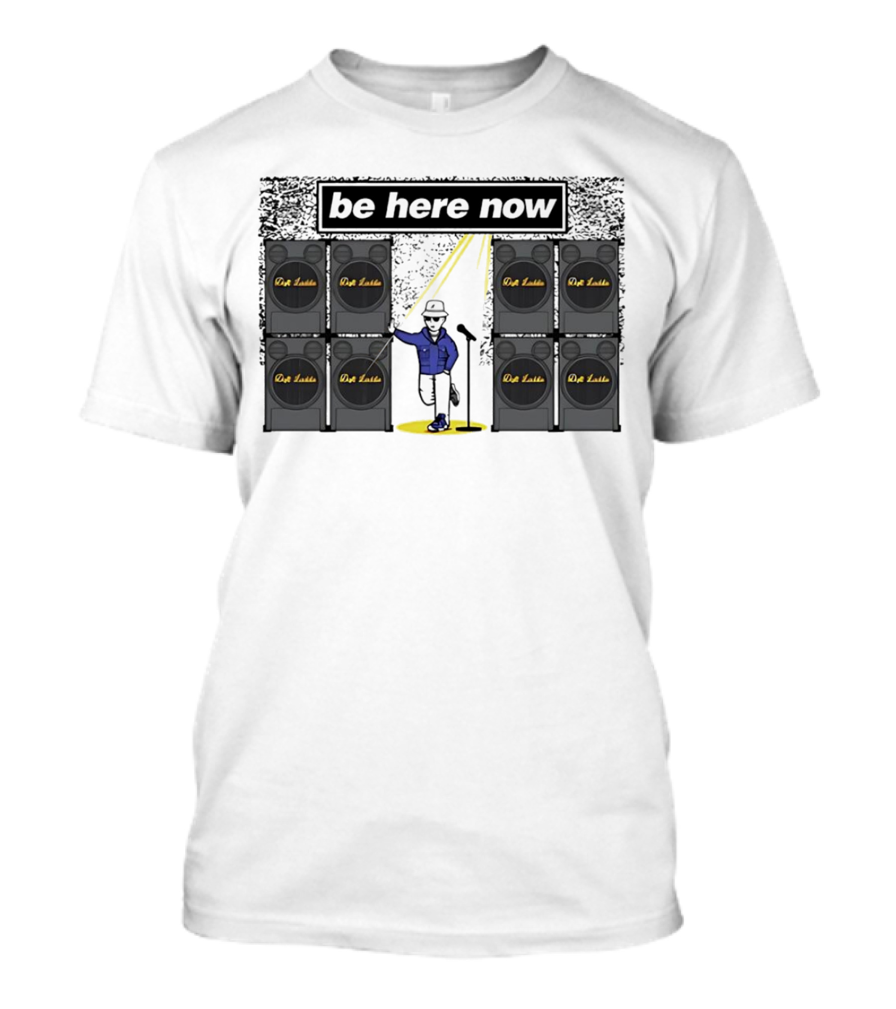 Be Here Now Dub Lodi Speaker Wall Band T-Shirt