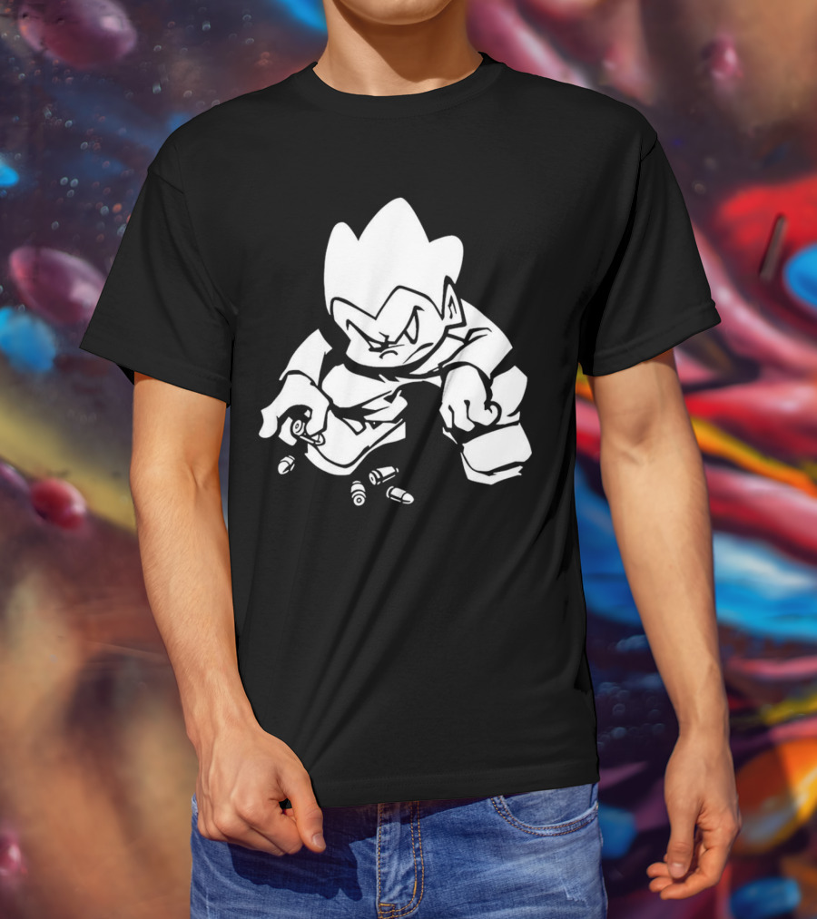 Friday Night Funkin’ Lowkey Pico Bullets Grim Expression T-Shirt