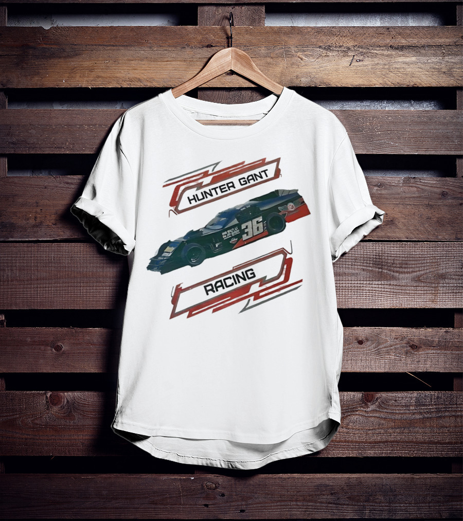 Hunter Gant Nascar Racing Car 36 T-Shirt
