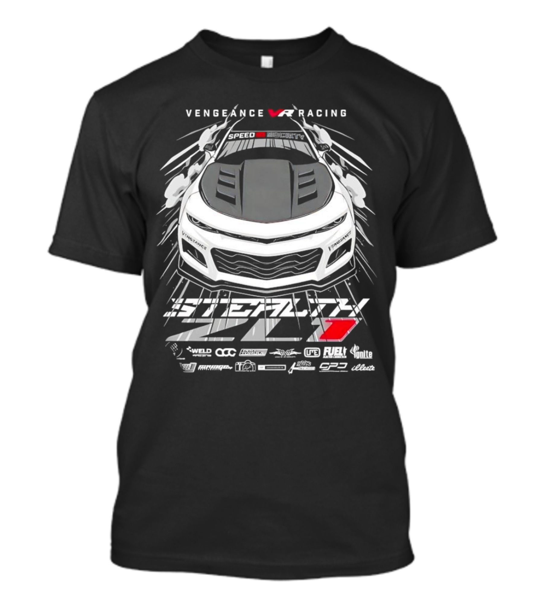 Vengeance VR Racing Speed Society Stealth ZL1 WELD Ignite 7 CP2 Ultra T-Shirt