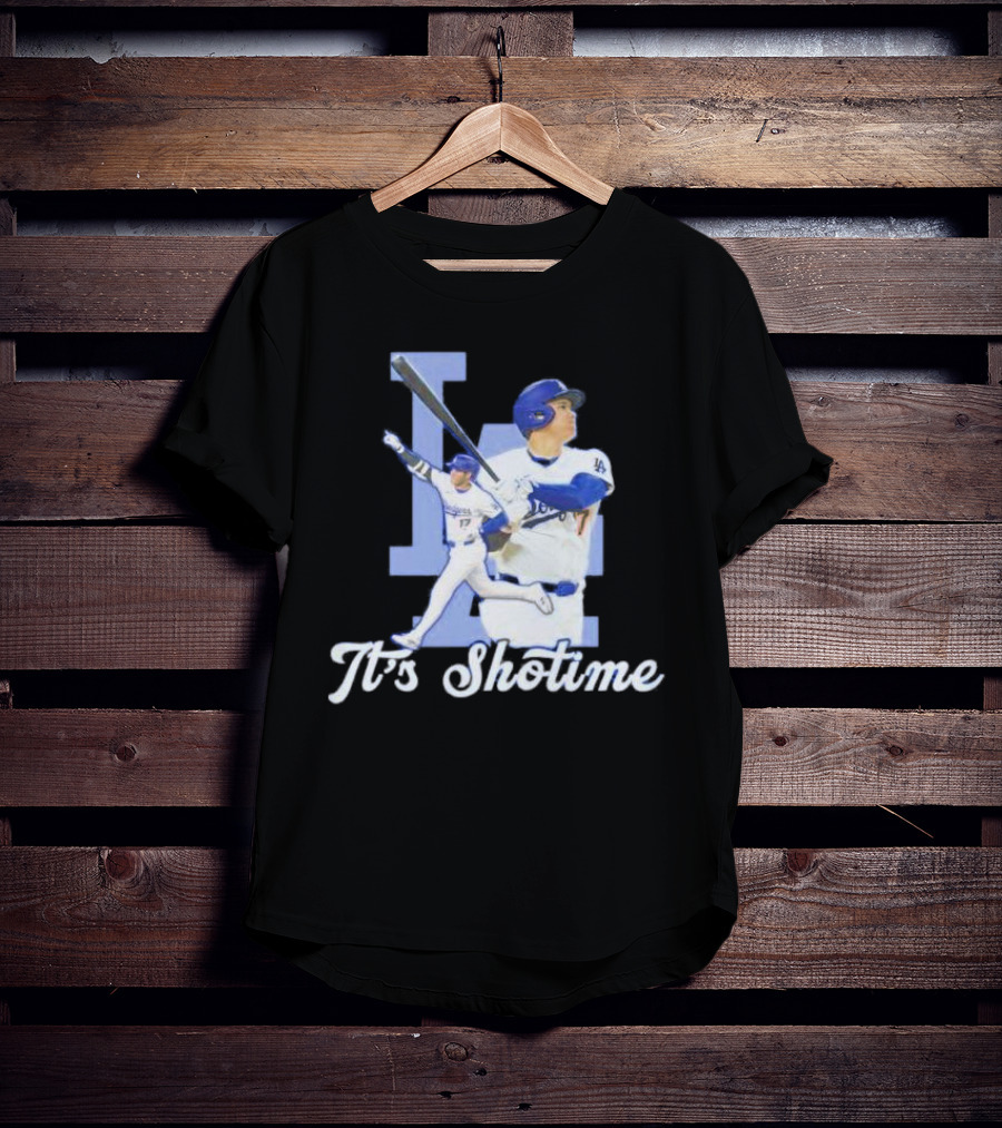 It's Shotime LA Shohei Ohtani Los Angeles Dodgers Baseball Player T-Shirt