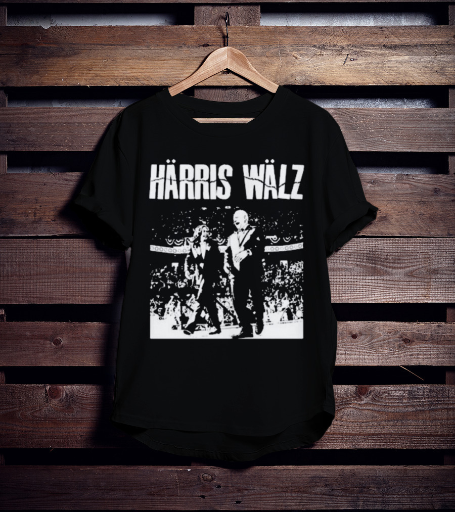 Härris Wälz Black And White Concert Scene T-Shirt