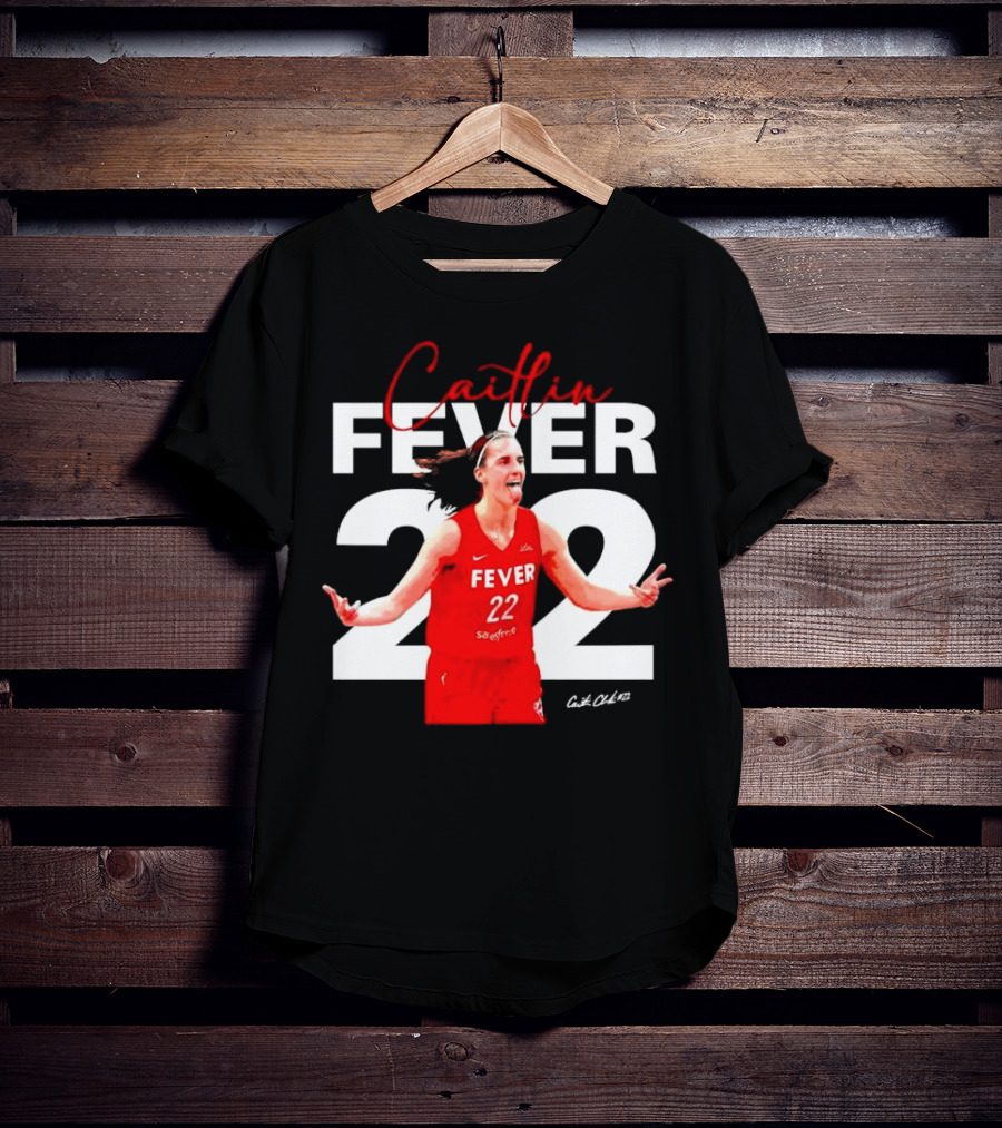 Caitlin Fever 22 Red Jersey SaeFere T-Shirt