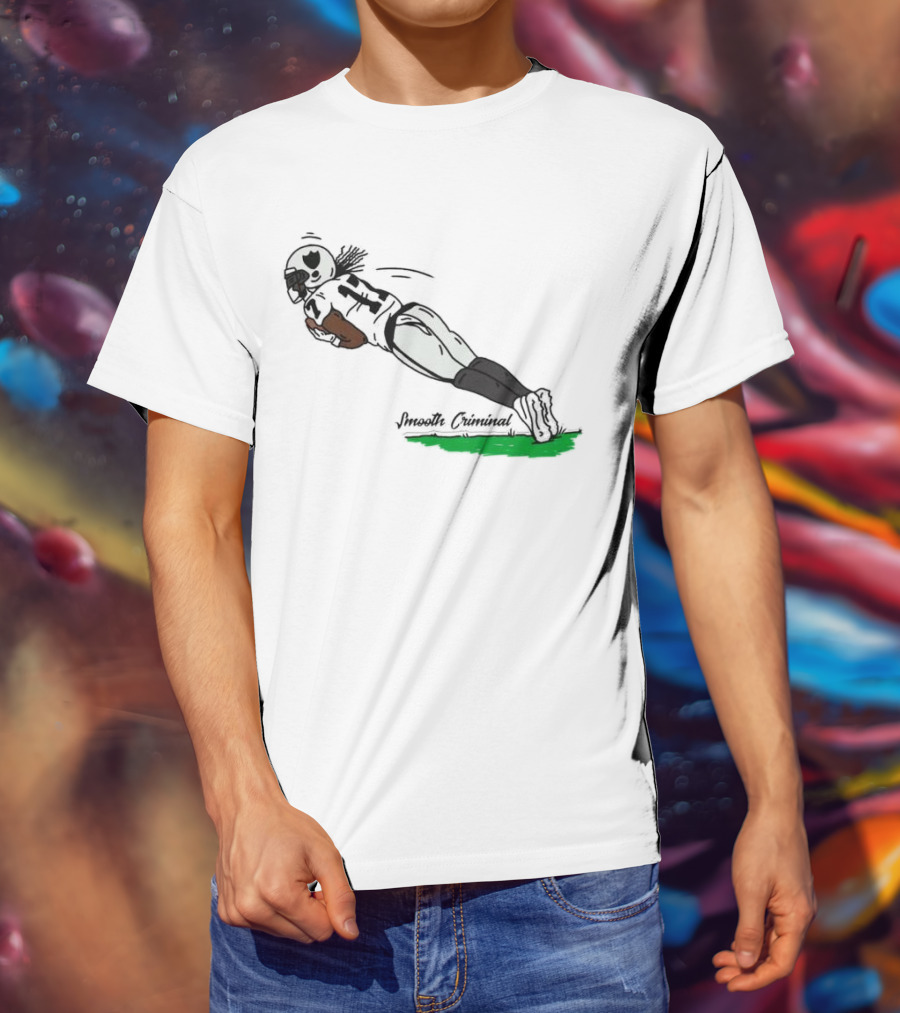 Smooth Criminal Davante Adams Las Vegas Raiders Leap NFL Football T-Shirt