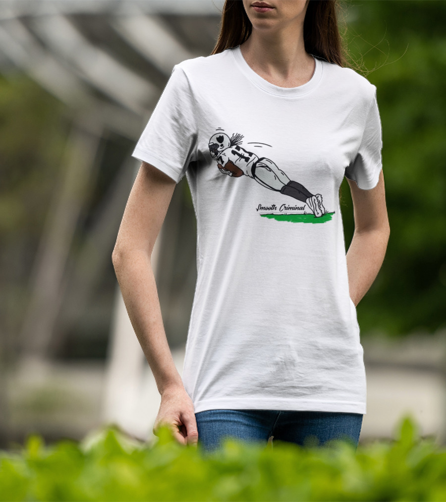 Smooth Criminal Davante Adams Las Vegas Raiders Leap NFL Football T-Shirt