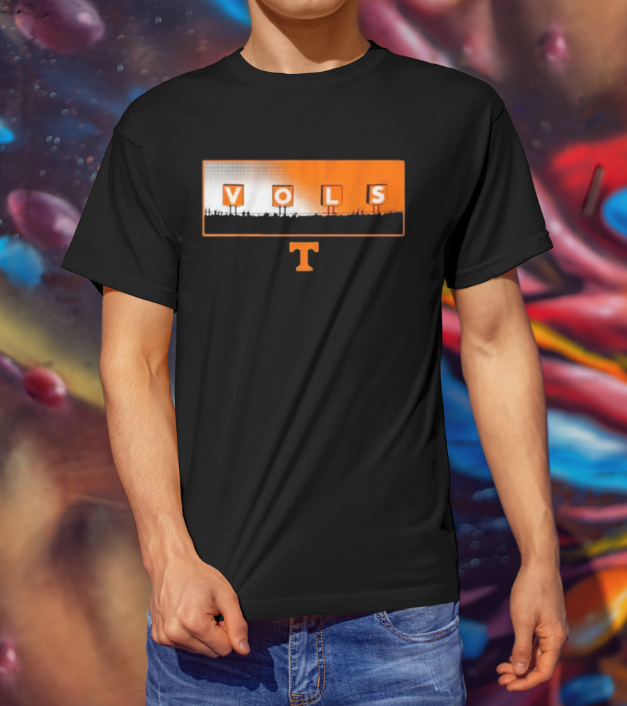 VOLS Tennessee Volunteers Stadium Iconic T Emblem T-Shirt