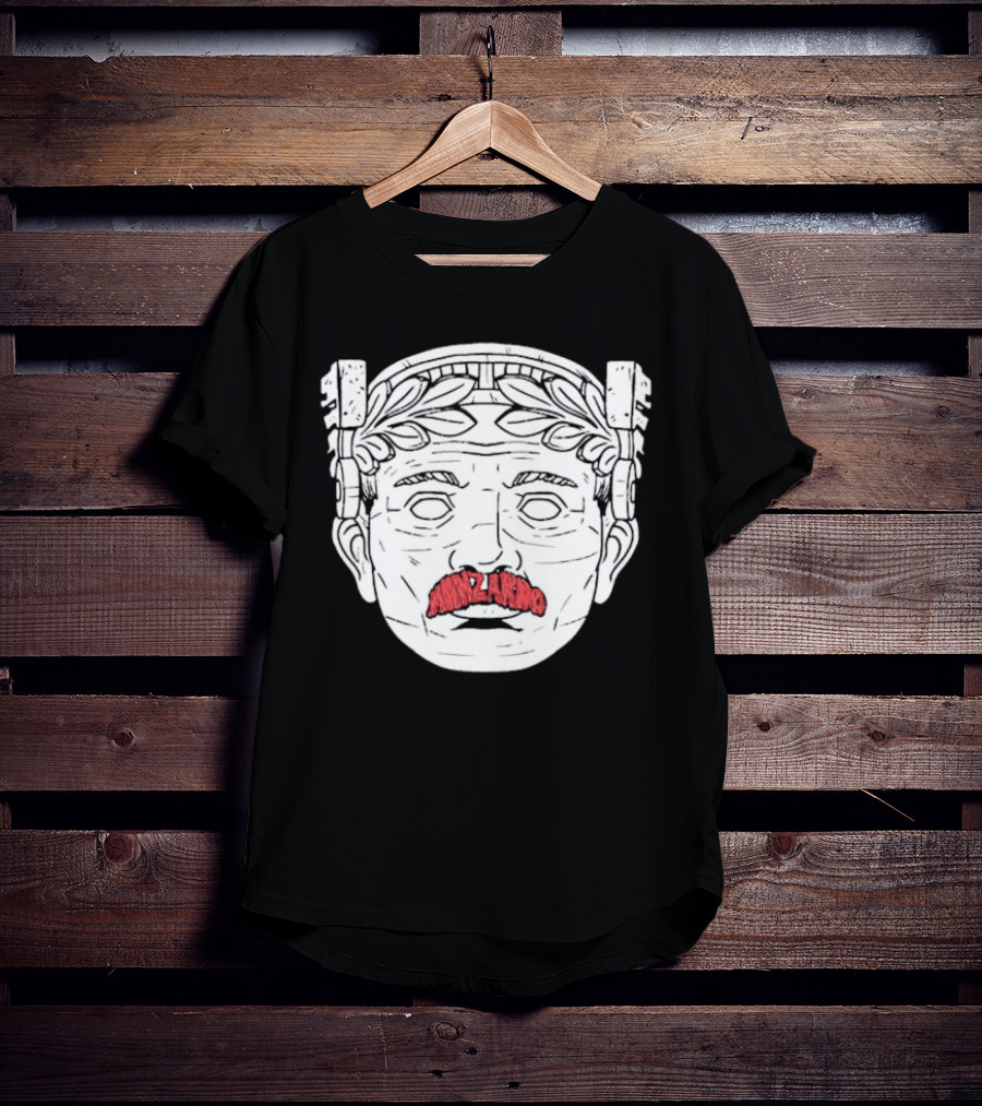 Guardian Maxilarino Mustache Roman Bust T-Shirt