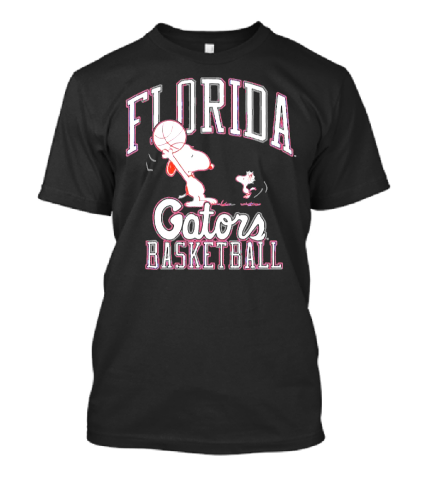 Florida Gators Basketball Snoopy And Woodstock Playing Basketball T-Shirt