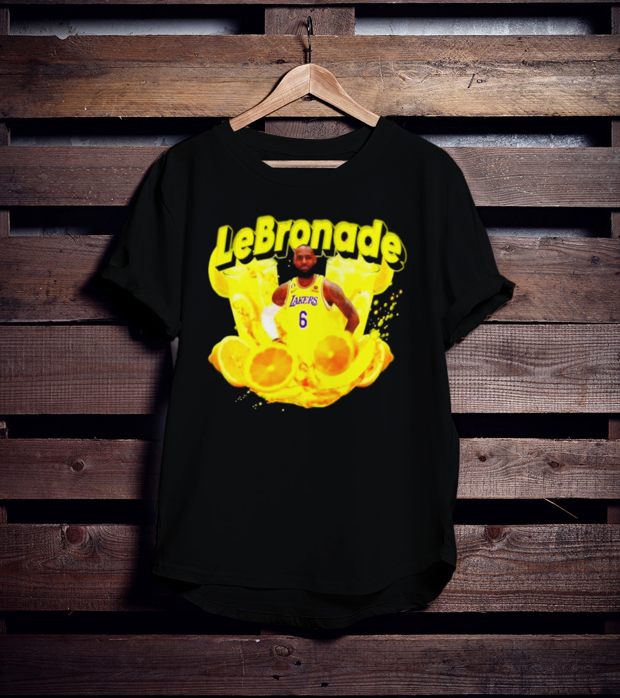 LeBronade LeBron James Los Angeles Lakers 6 Lemon Explosion T-Shirt