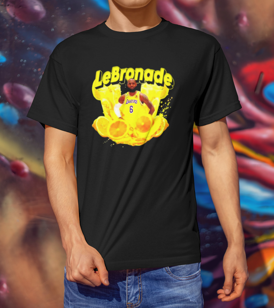 LeBronade LeBron James Los Angeles Lakers 6 Lemon Explosion T-Shirt