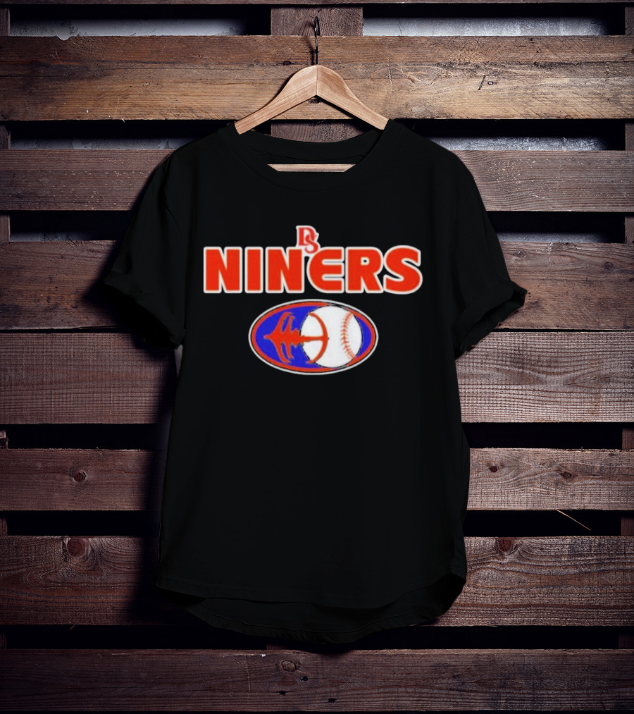 DS Niners Baseball Sports Team Emblem T-Shirt