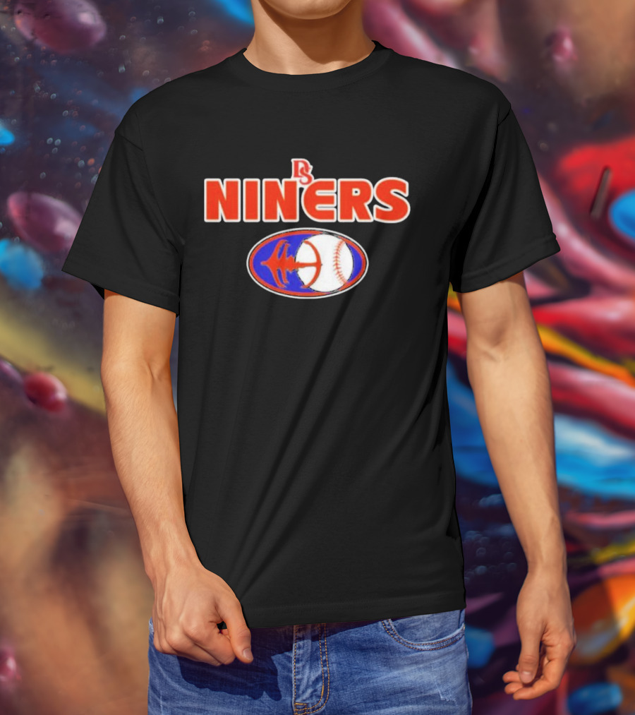 DS Niners Baseball Sports Team Emblem T-Shirt