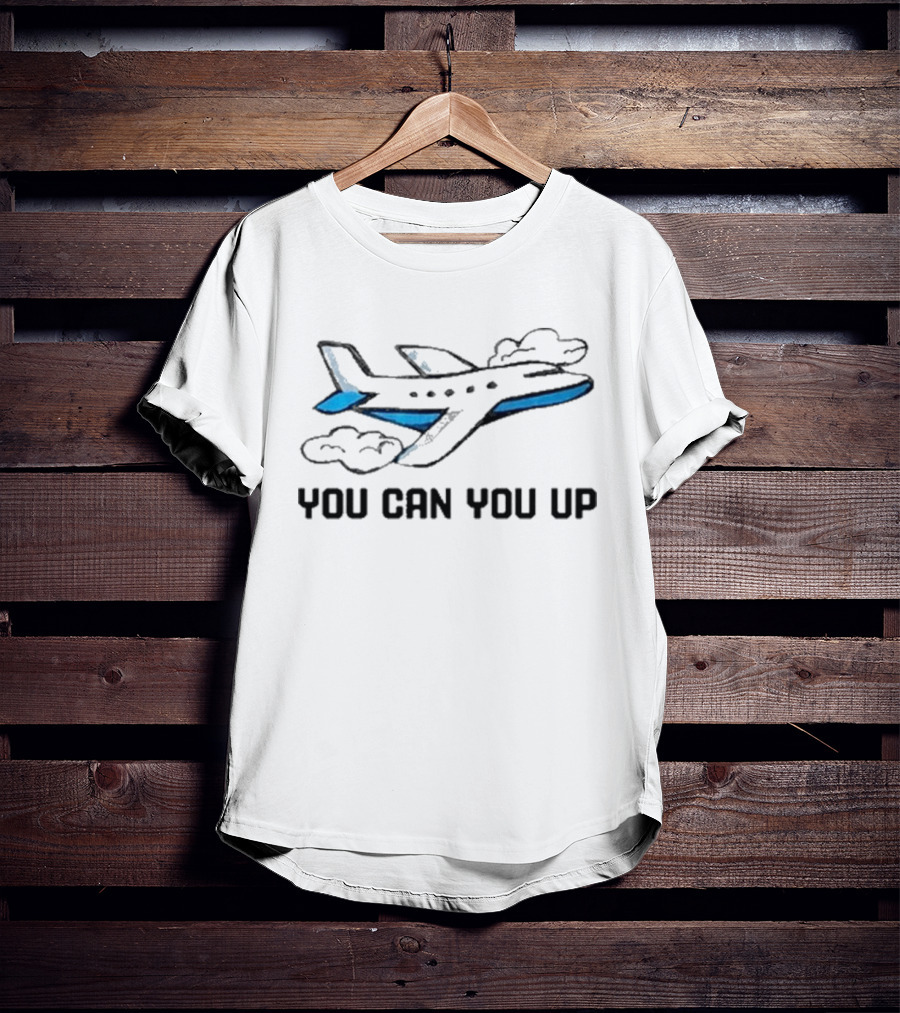 Mowochi You Can You Up Airplane Clouds T-Shirt