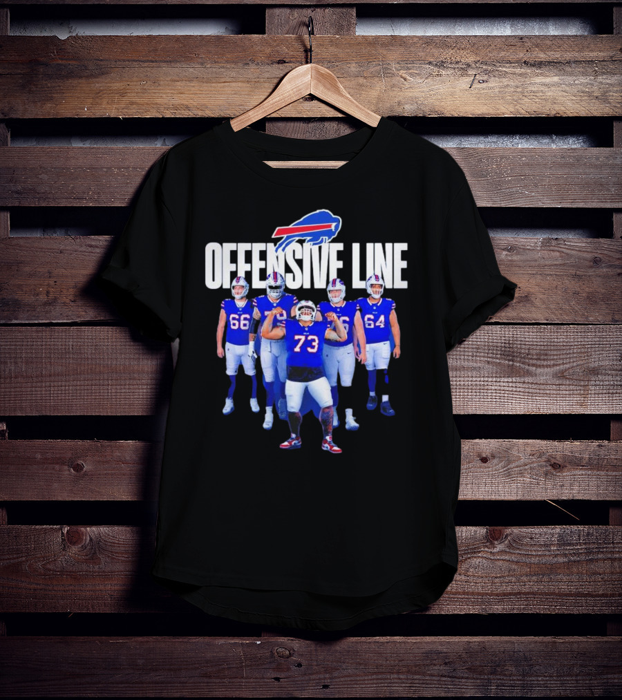 Buffalo Bills Offensive Line Love For The Big Team Spirit T-Shirt