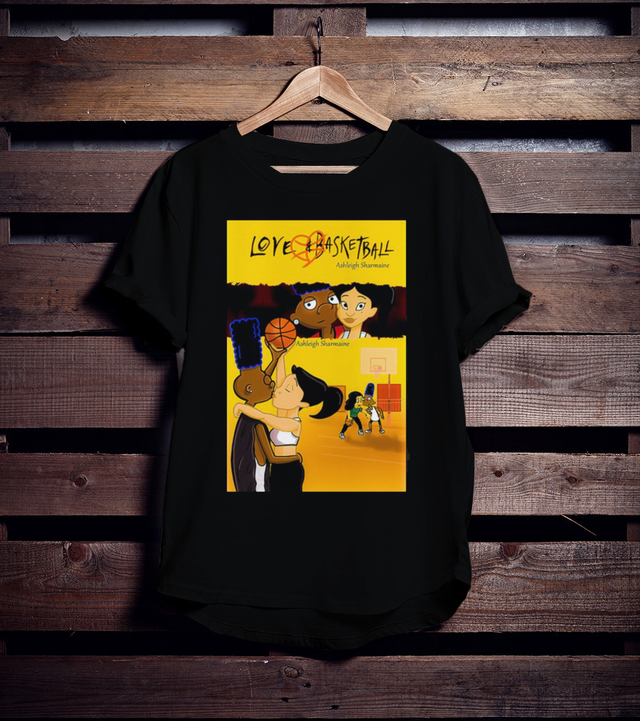 Love And Basketball Ashleigh Sharmaine Animated Romance Sports T-Shirt