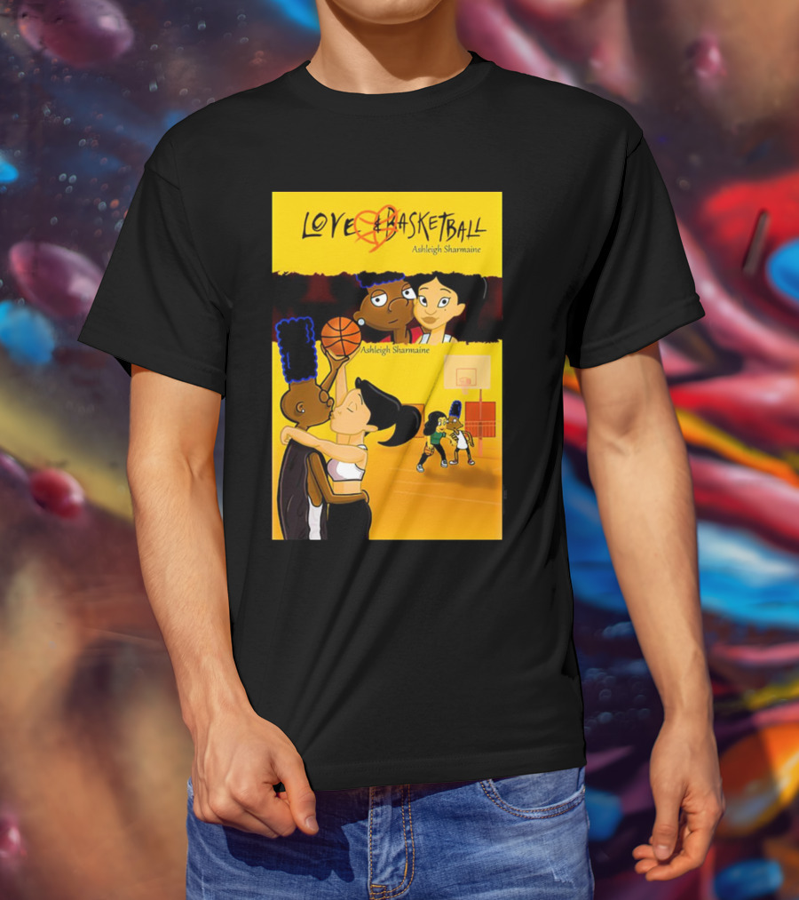 Love And Basketball Ashleigh Sharmaine Animated Romance Sports T-Shirt
