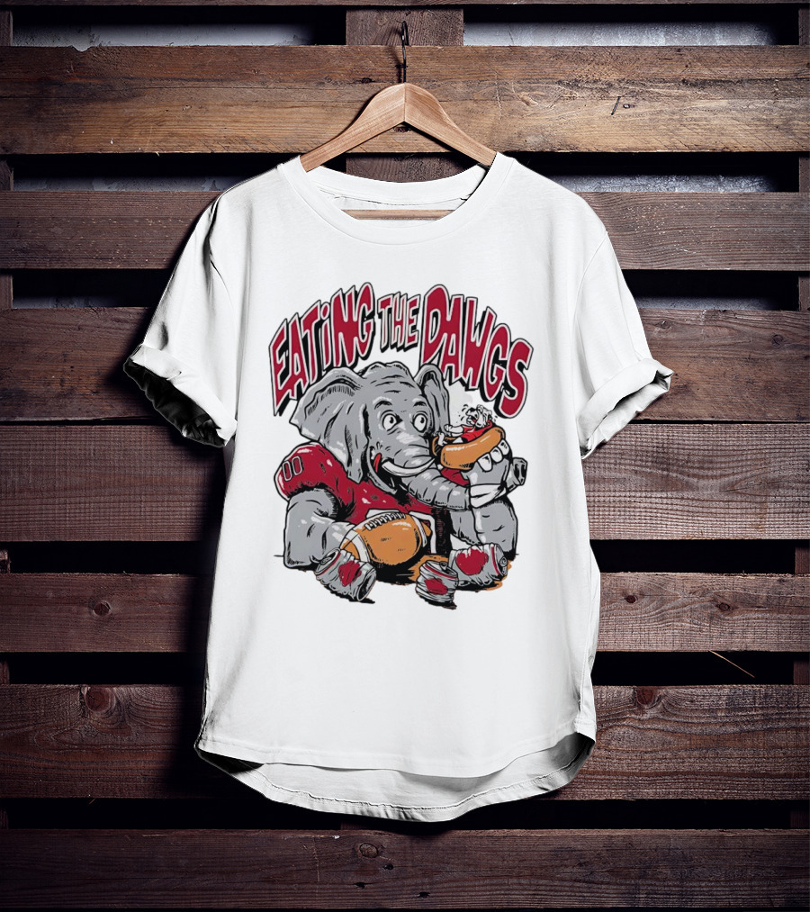 Alabama Crimson Tide Eating The Dawgs Defeat Georgia Bulldogs T-Shirt