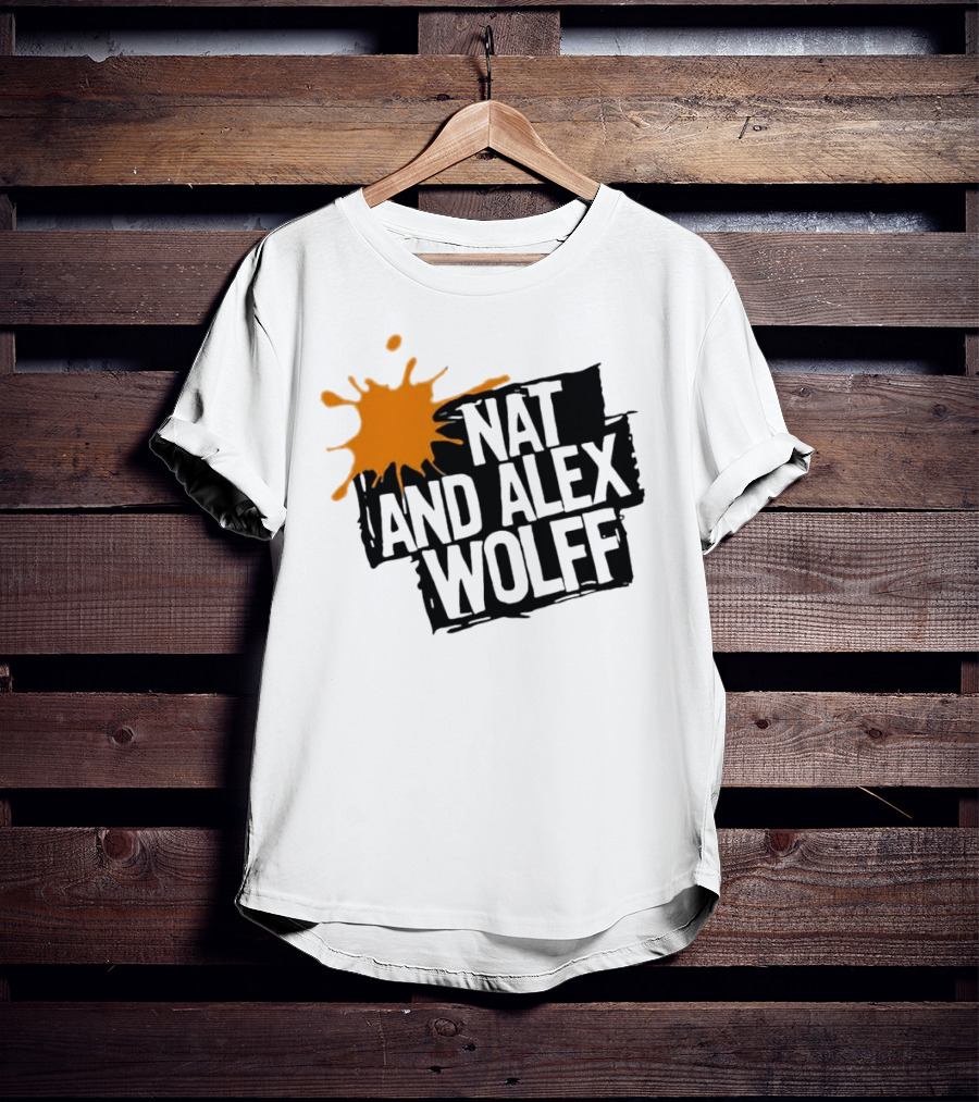 Nat And Alex Wolff Splash Motif T-Shirt