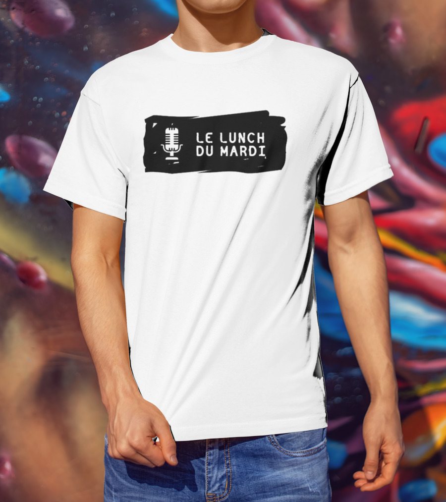 Le Lunch Du Mardi Podcast MLS Microphone T-Shirt